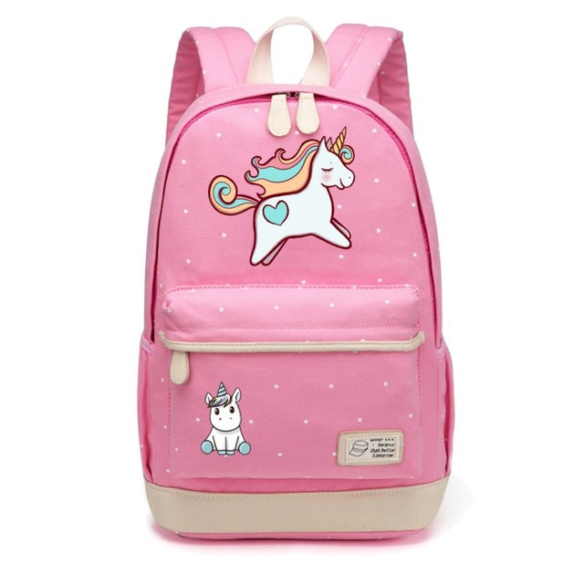 Unicorn School Bag For Girls Backpack 12 Inchs - BPsycho